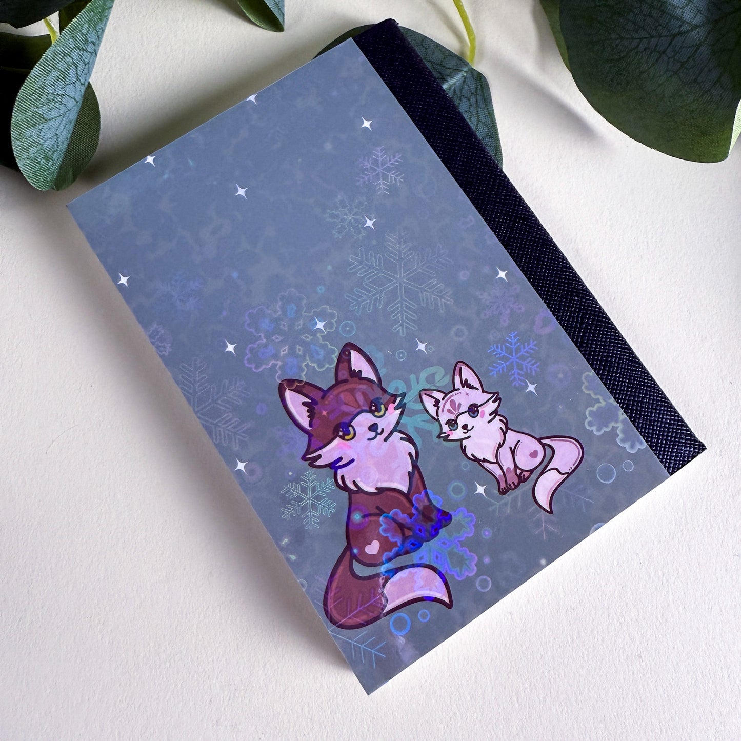 Mini Fox Pair Woodland Notebook