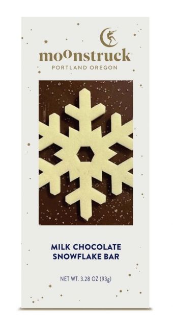 Moonstruck Milk Chocolate Snowflake Bar