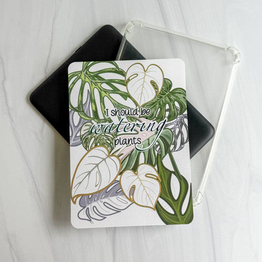 I Should Be Watering Plants Foiled Kindle Case Insert