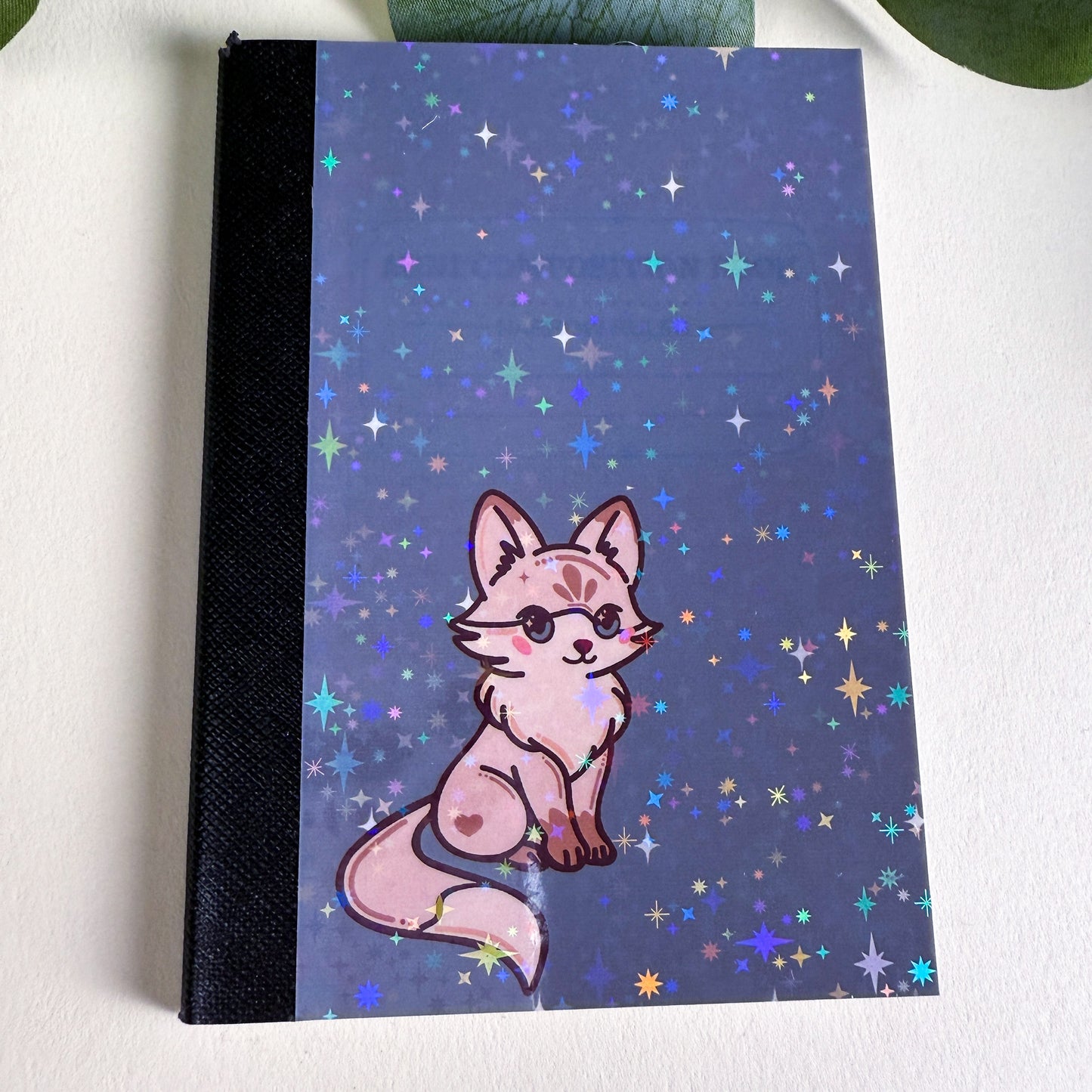 Mini White Fox Woodland Notebook