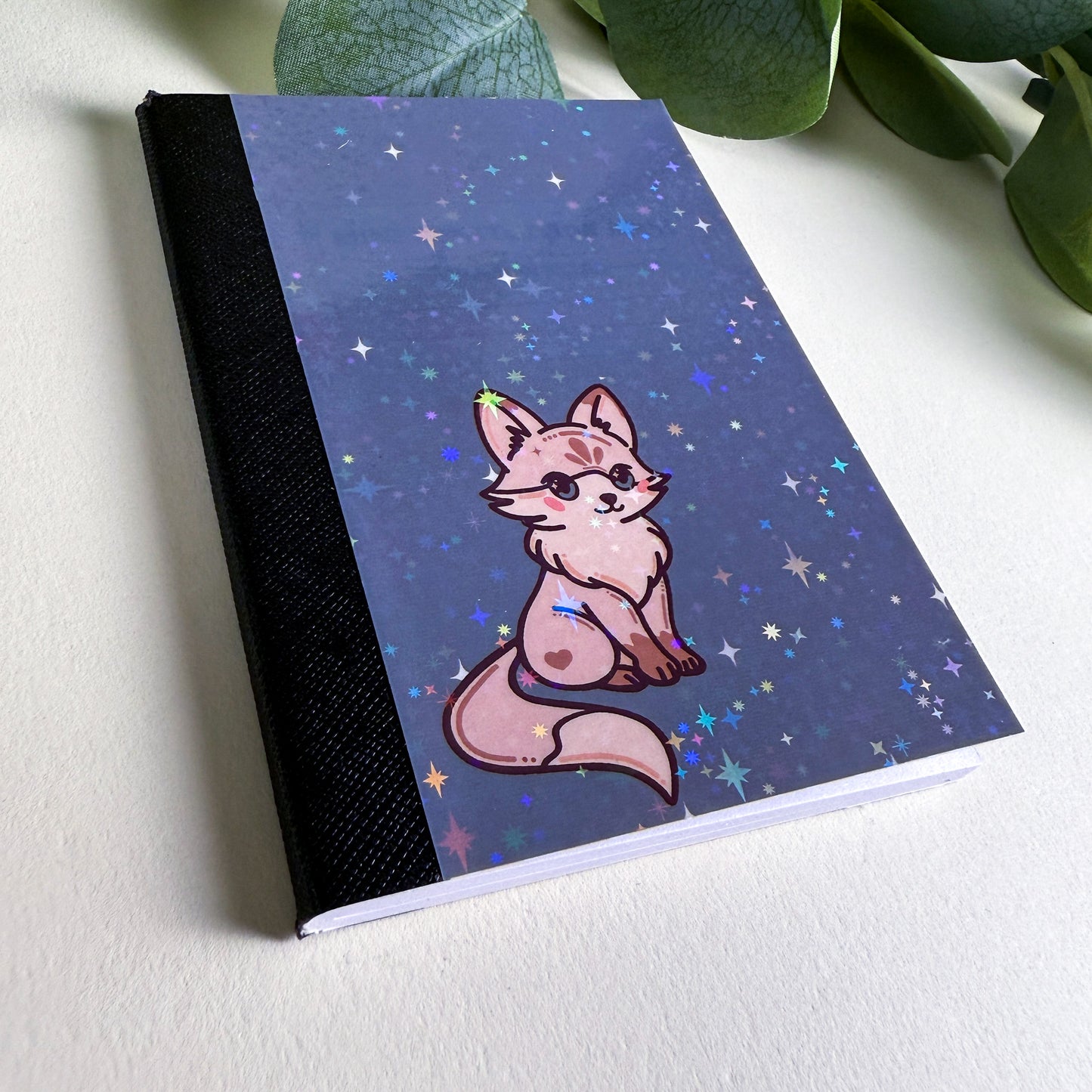 Mini White Fox Woodland Notebook