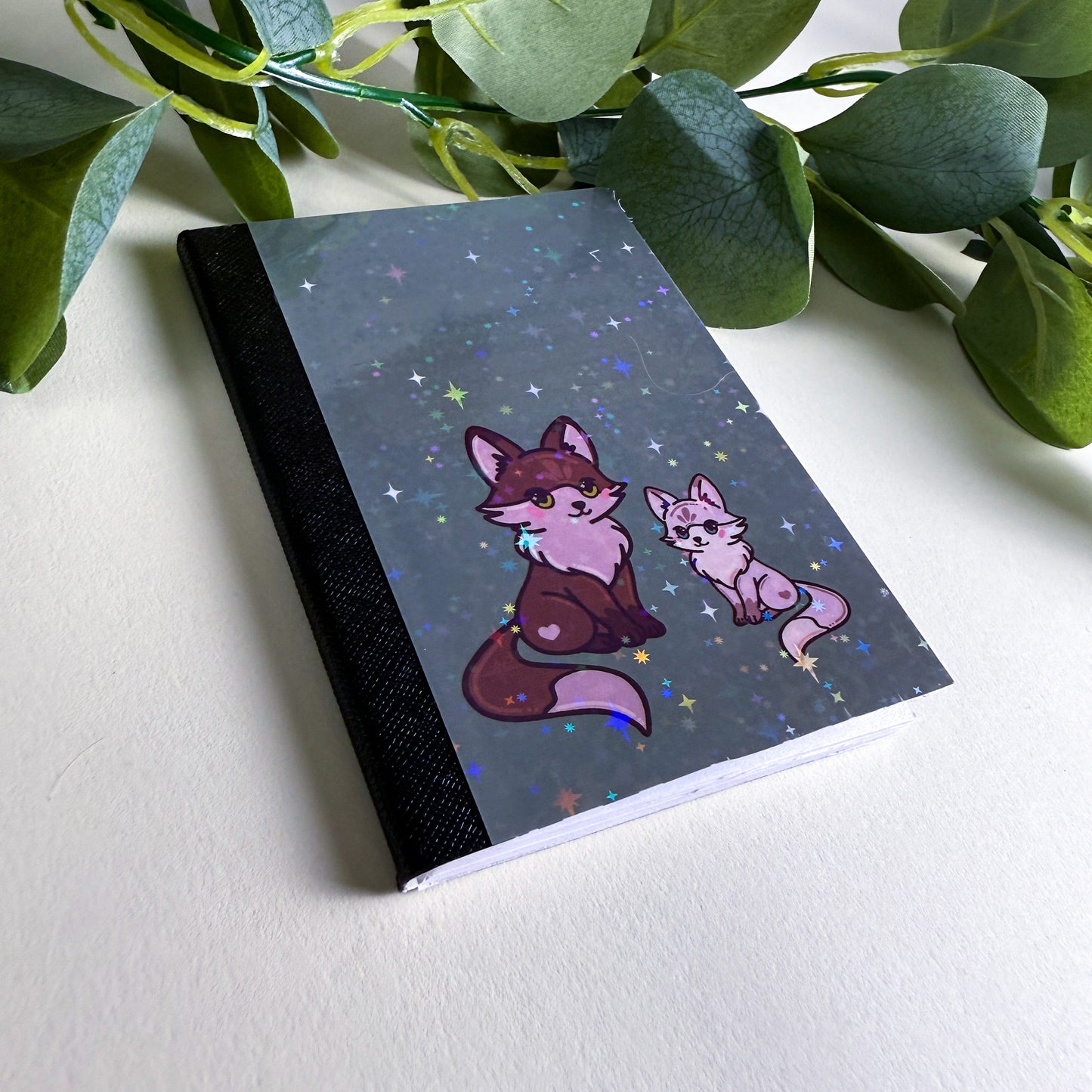 Mini Fox Pair Woodland Notebook
