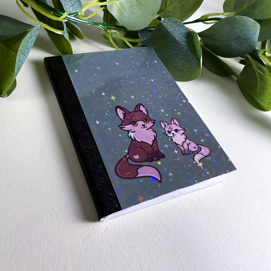 Mini Fox Pair Woodland Notebook
