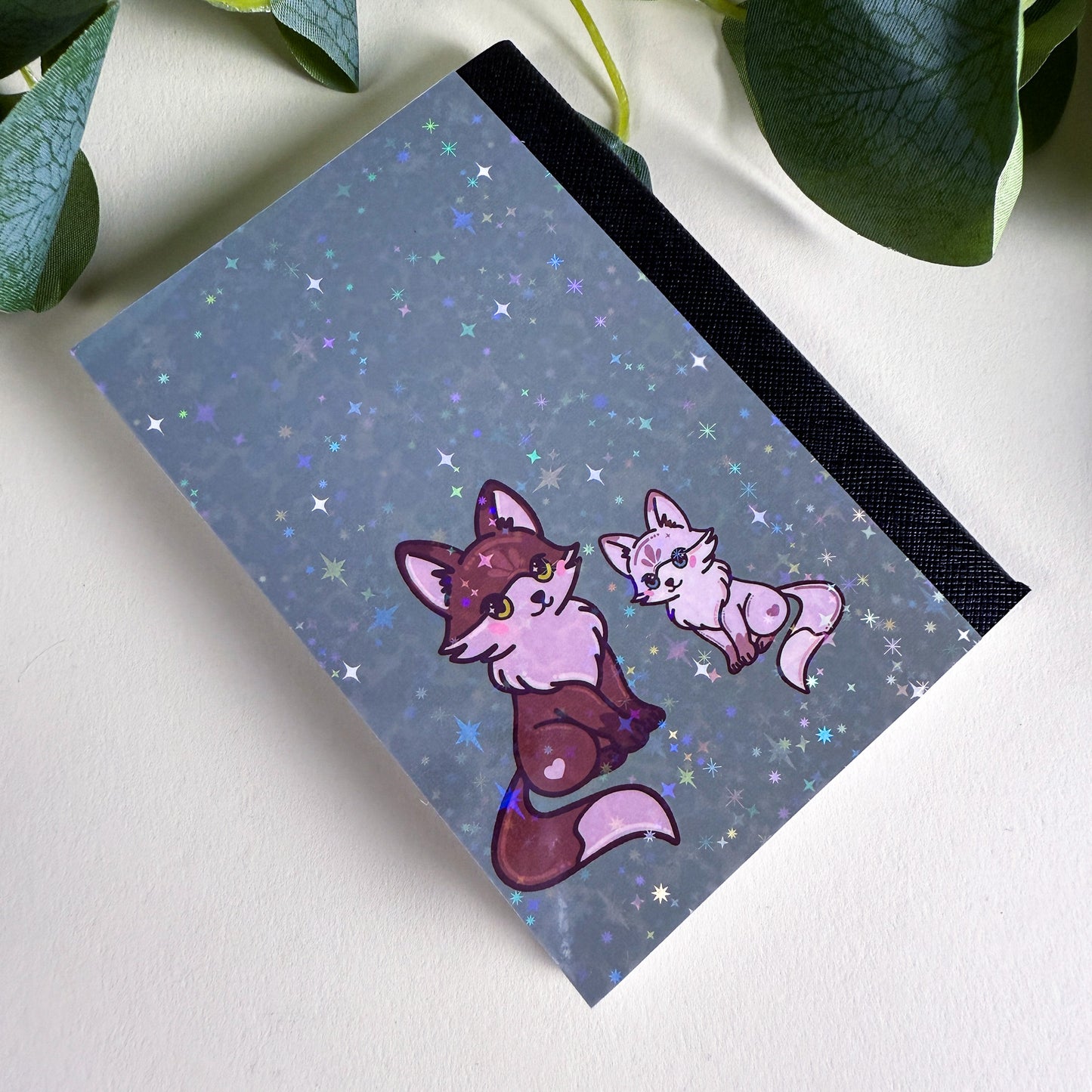 Mini Fox Pair Woodland Notebook