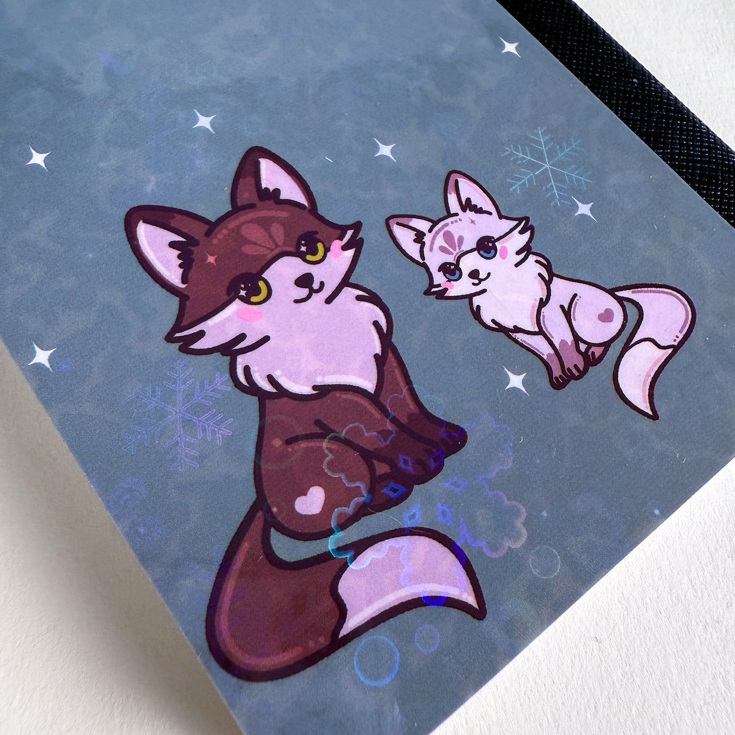 Mini Fox Pair Woodland Notebook