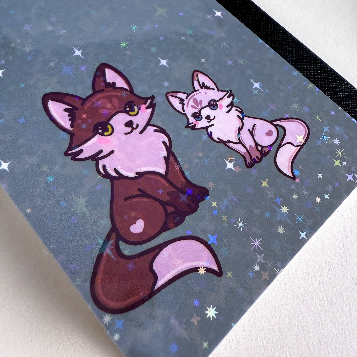 Mini Fox Pair Woodland Notebook