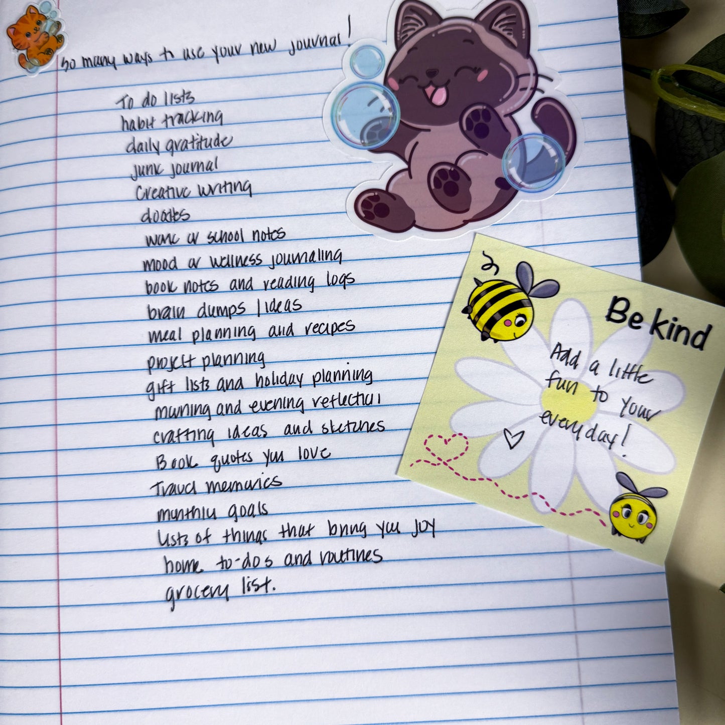 Ribbons & Pawprints Holographic Notebook