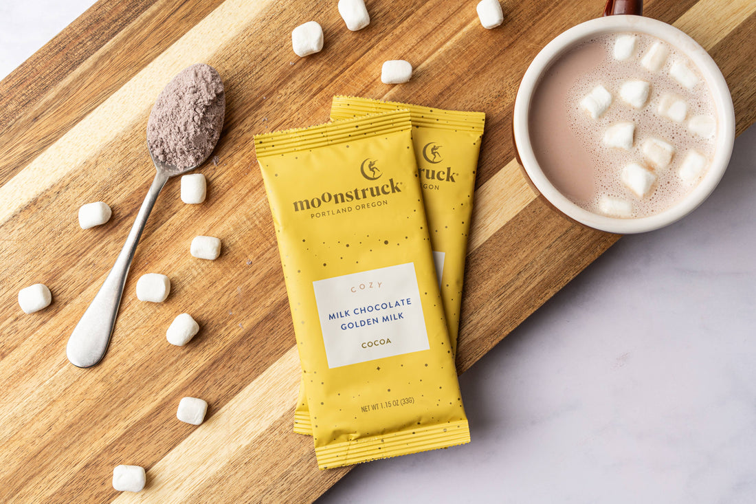 Cozy: Golden Milk Chocolate Hot Cocoa Single Serve Pouch